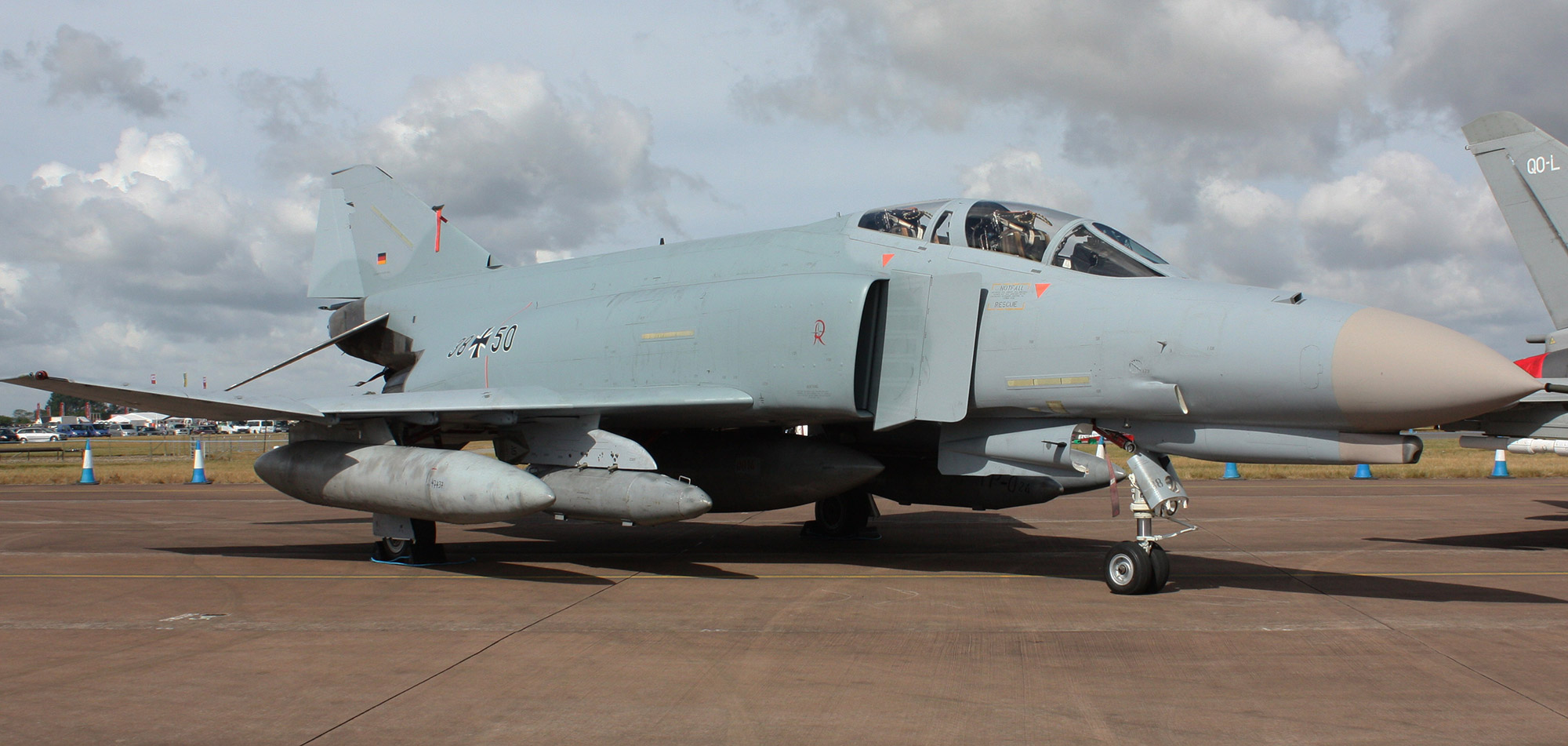 38+50 taking part in the static display at RIAT 2009